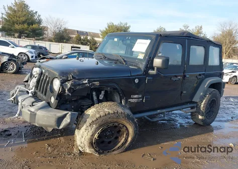 2017 Jeep Wrangler Unlimited Sport 4X4 z USA, uszkodzony, nr VIN 1C4BJWDG6HL550054